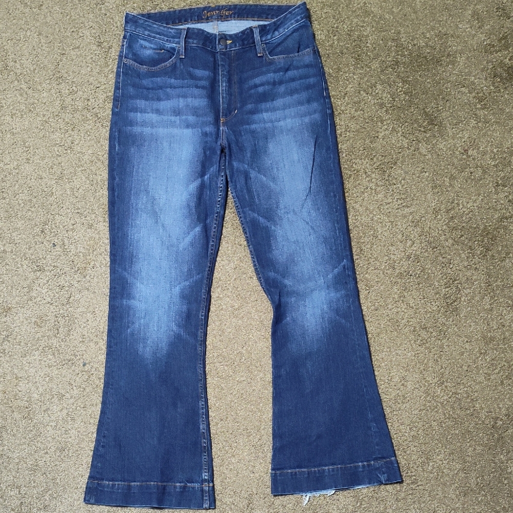 Kimes Ranch Dark Blue Flare Jeans